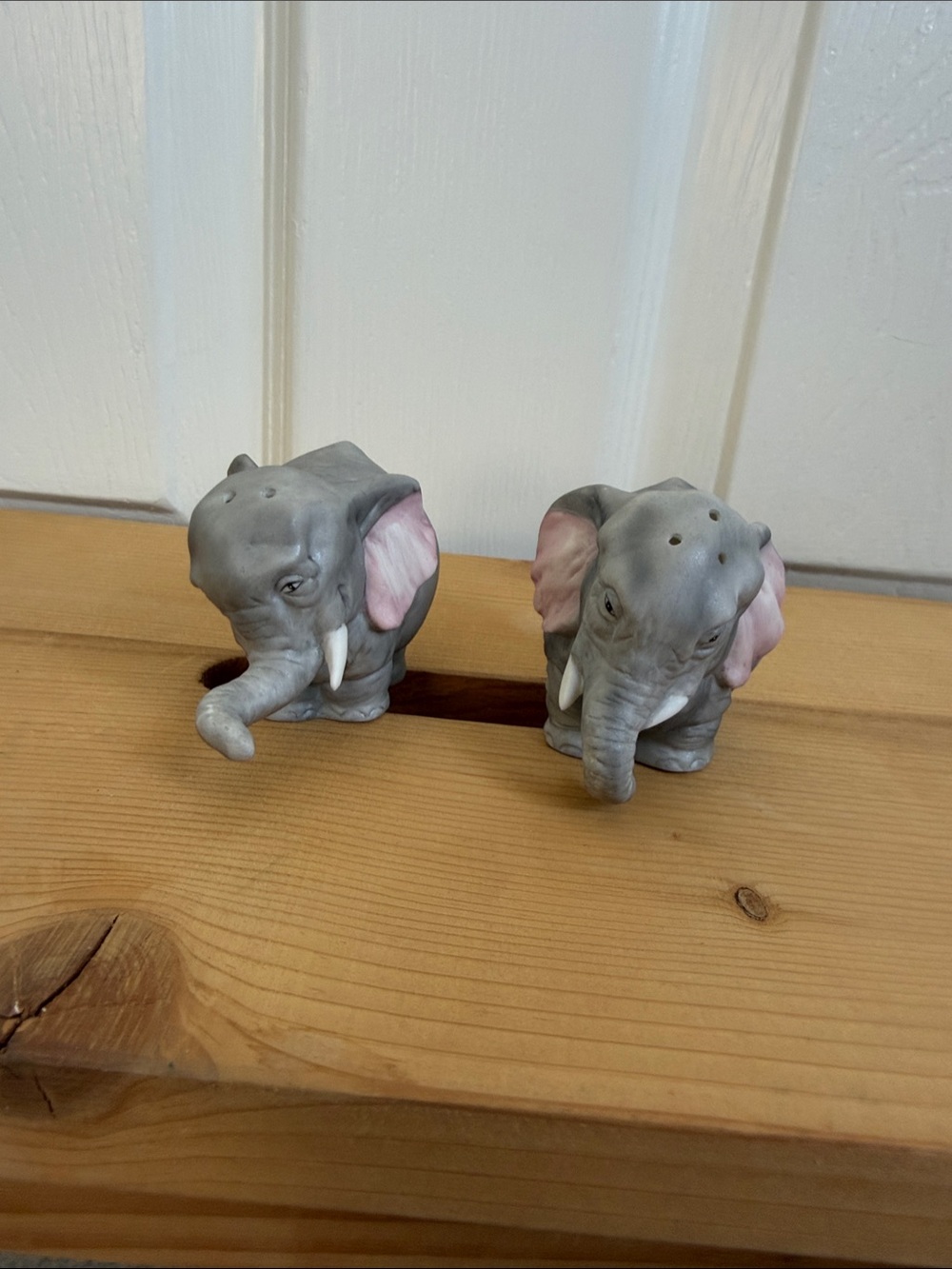 Gray Elephant Salt and Pepper Shaker Set